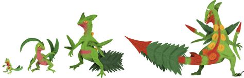evolução do treecko.